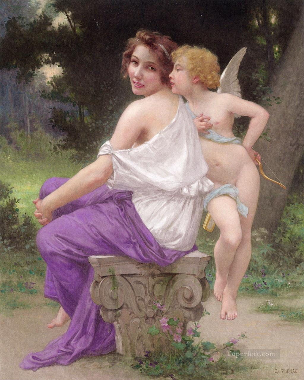 Cupid and Psyche Guillaume Seignac Oil Paintings